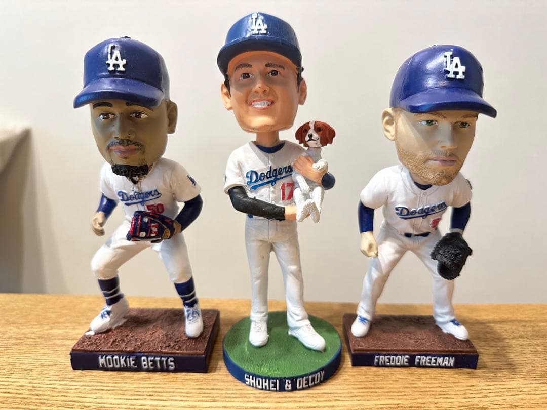 MVPトリオ　ドジャース ボブルヘッドフィギュア3体セット