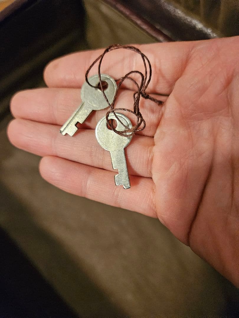 ノリさま専用　トランク　スーツケース　ミニ　ティスプレイ　レザー　昭和レトロ