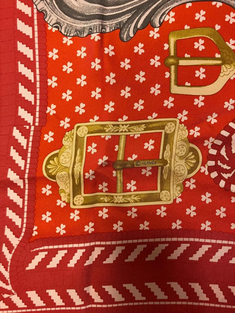 新品未使用 エルメス　スカーフ　カレ ウォッシュ 90