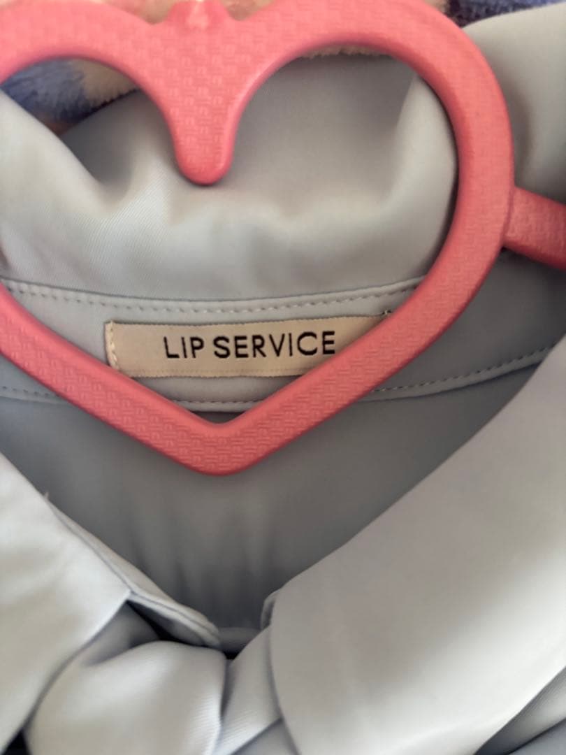 LIP SERVICE シャツドッキングプリーツワンピ