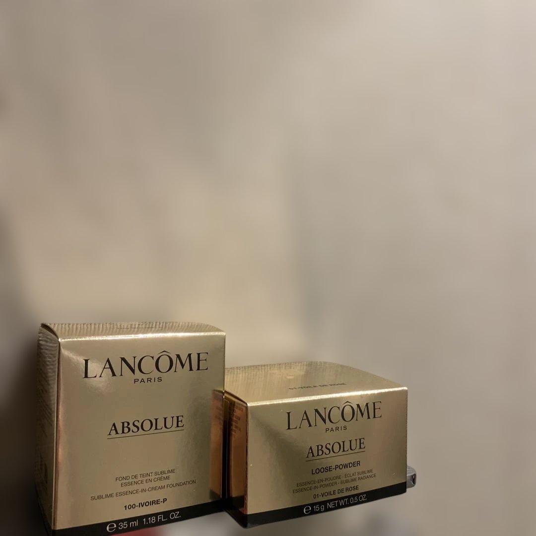 ☆値下げ☆ランコム　アプソリュ クリーム ファンデーション& フェイスパウダー