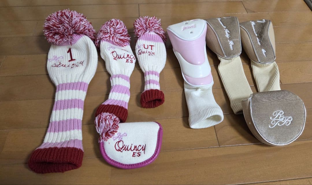 レディース ゴルフセット　クインシー クラブと ルーズベルトテディベアバッグ