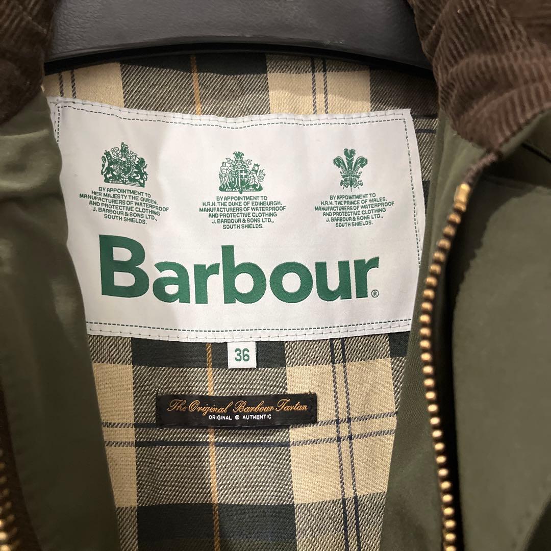 Barbour モッズコート オリーブグリーン 36 sage