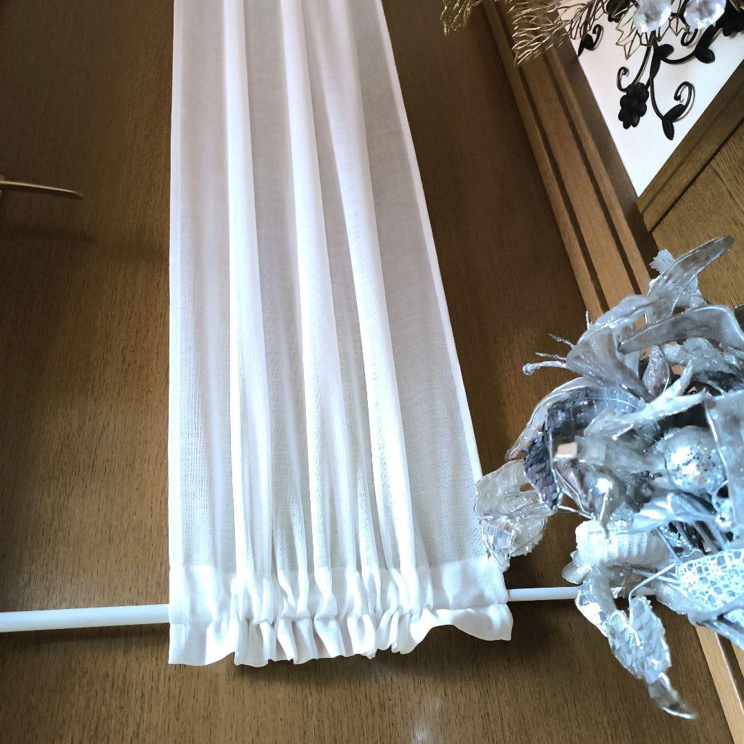 カフェカーテン【HAPPY LIFE☺︎様オーダー品 ナチュラルレース】