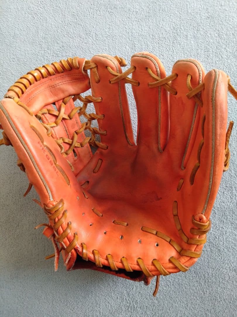 k.y.y　Wilson 硬式グローブ オレンジ内野用