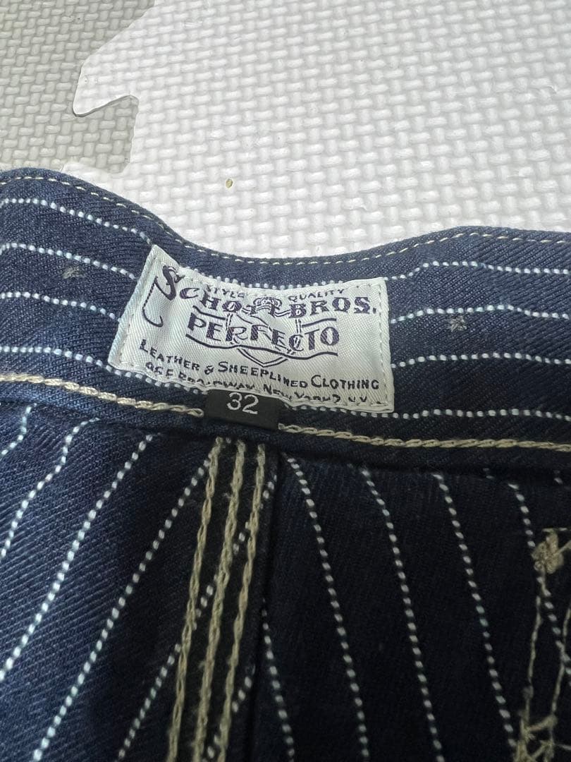 げ*ん様 Schott ヒッコリー　インディゴセットアップ　ジャケットＭ　パンツ