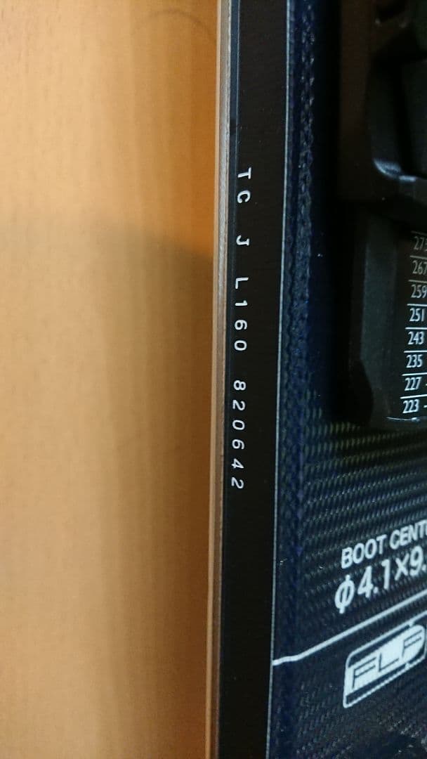 OGASAKA 160㎝簡単調整223～322㎜オガサカTCーJL スキー板