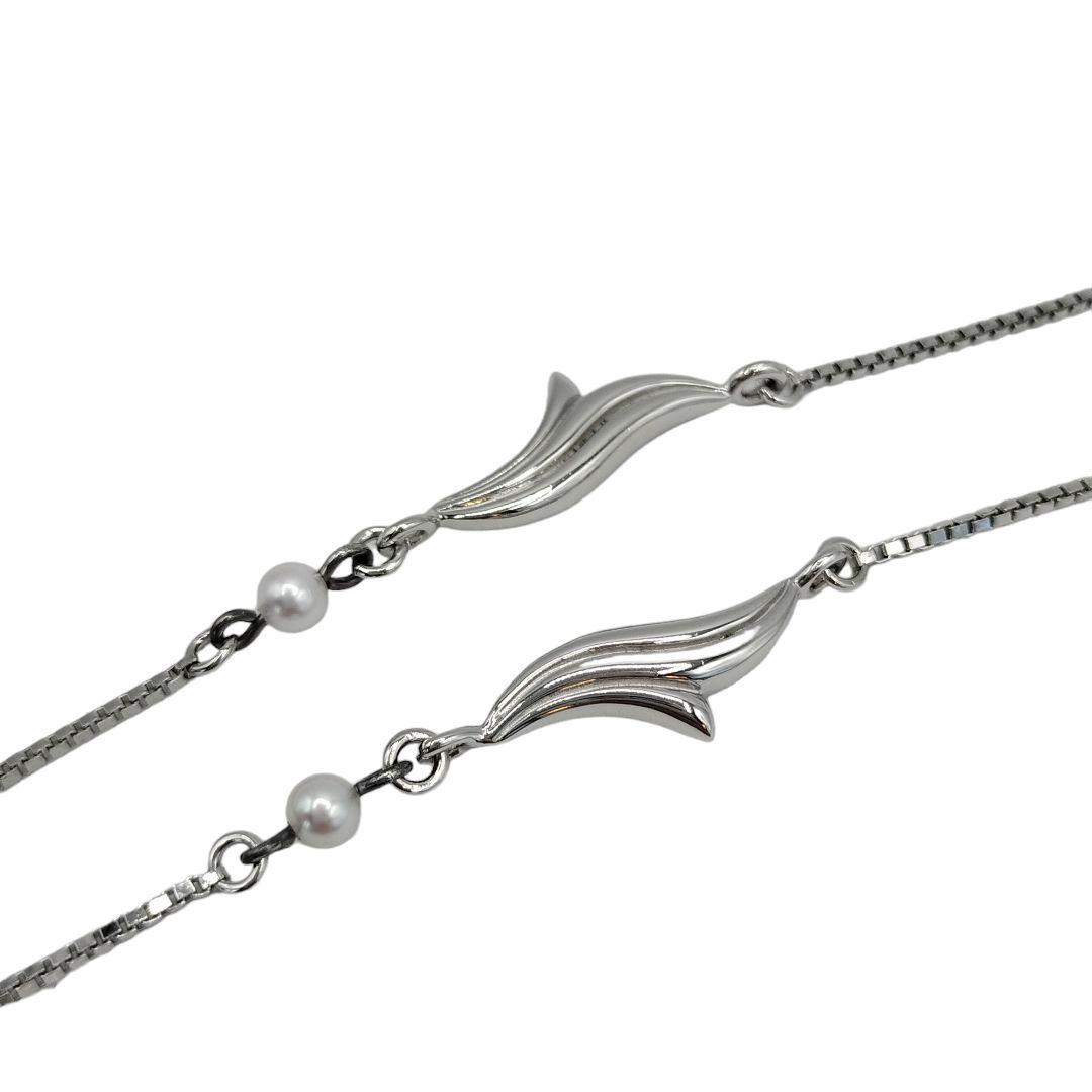 美品 MIKIMOTO ミキモト メガネチェーン パールチェーン - メルカリ