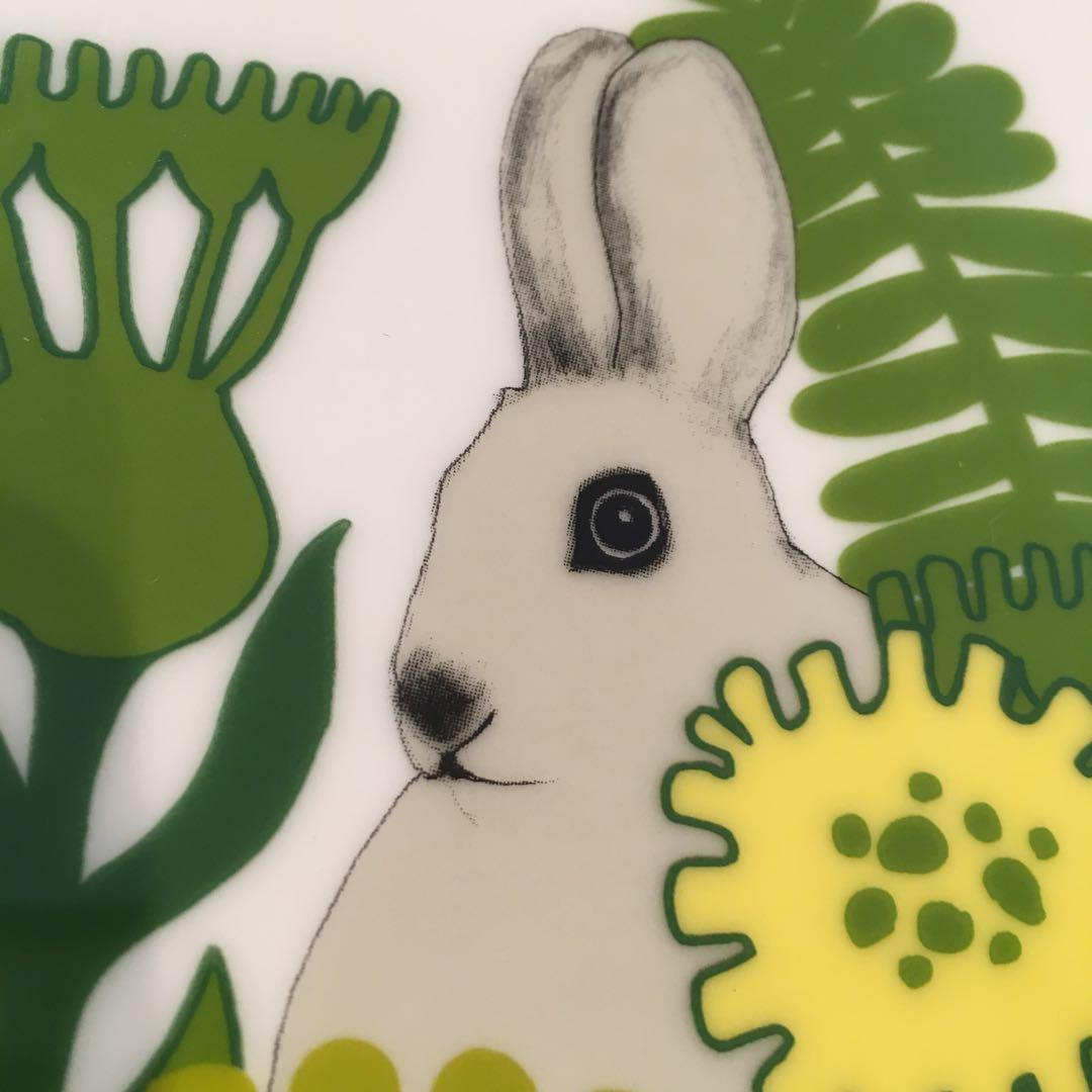 マリメッコ　うさぎ　プレート　廃盤　希少　ププット　ピーロシッラ