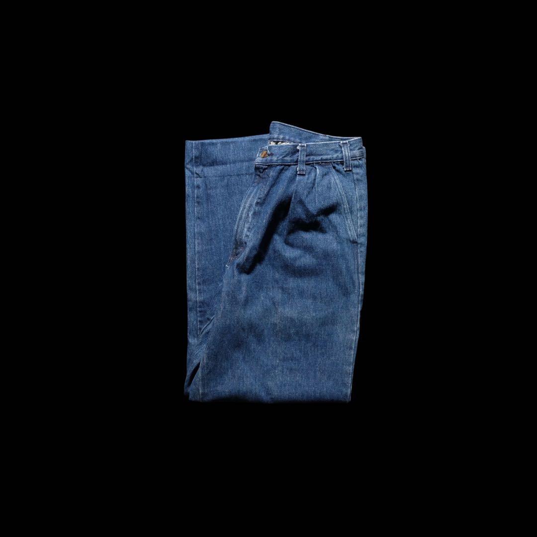 【W33】denim slacks made in usa j.c.penny