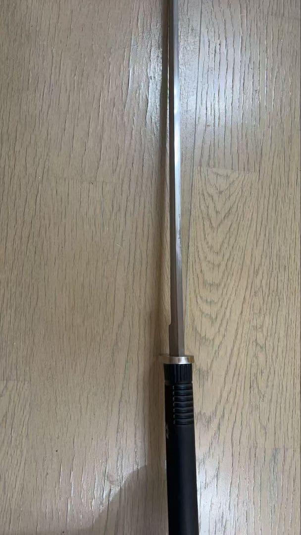 戦術打刀 模造刀 1060 鋼刃 木塗装鞘 TPR 柄 日本刀 居合刀