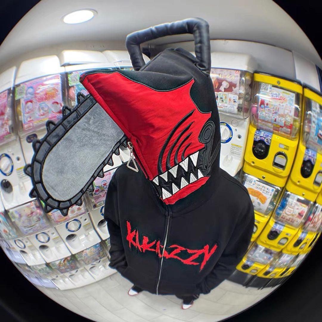 KAKAZZY HOODIE チェンソーマン パーカー フルジップ XLサイズ - メルカリ