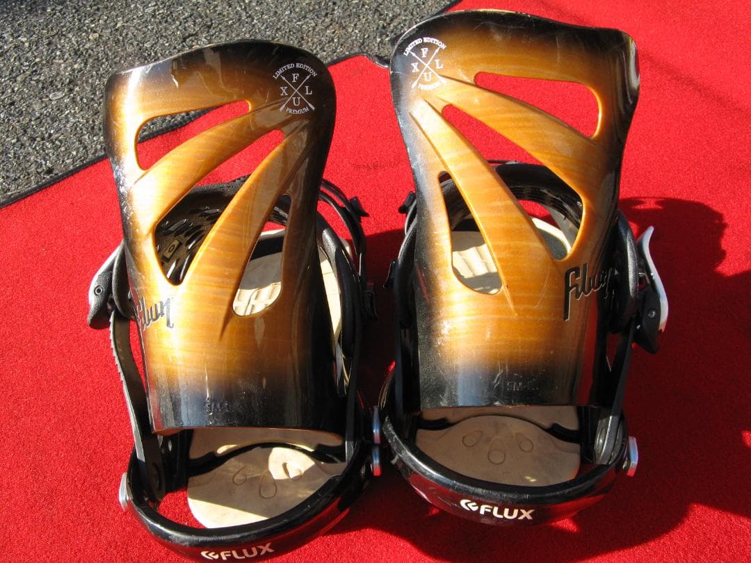 ★FLUX DS LTD ビンディング ブラック/オレンジ　M-L　フラックス