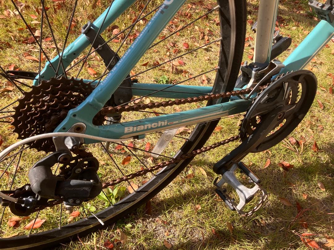 Bianchi クロスバイク 前照灯付き ローマ4