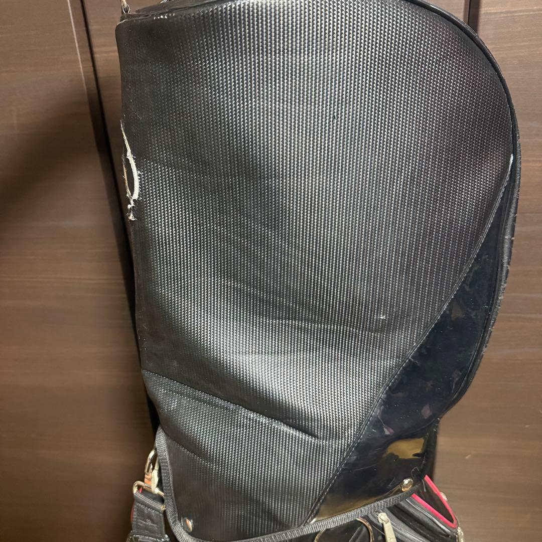 adabat アダバット キャディバッグ ゴルフバッグ ブラック 犬