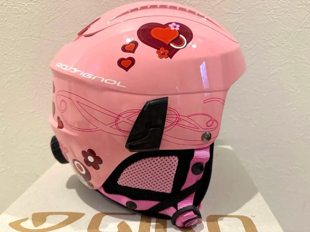 ピンク ハートデザイン ヘルメットxxs