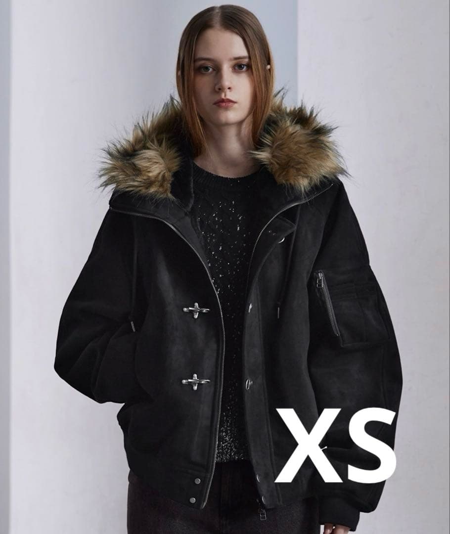 【CLEL】ファイヤーマン テックフェードN-2Bフライトジャケット ブラック