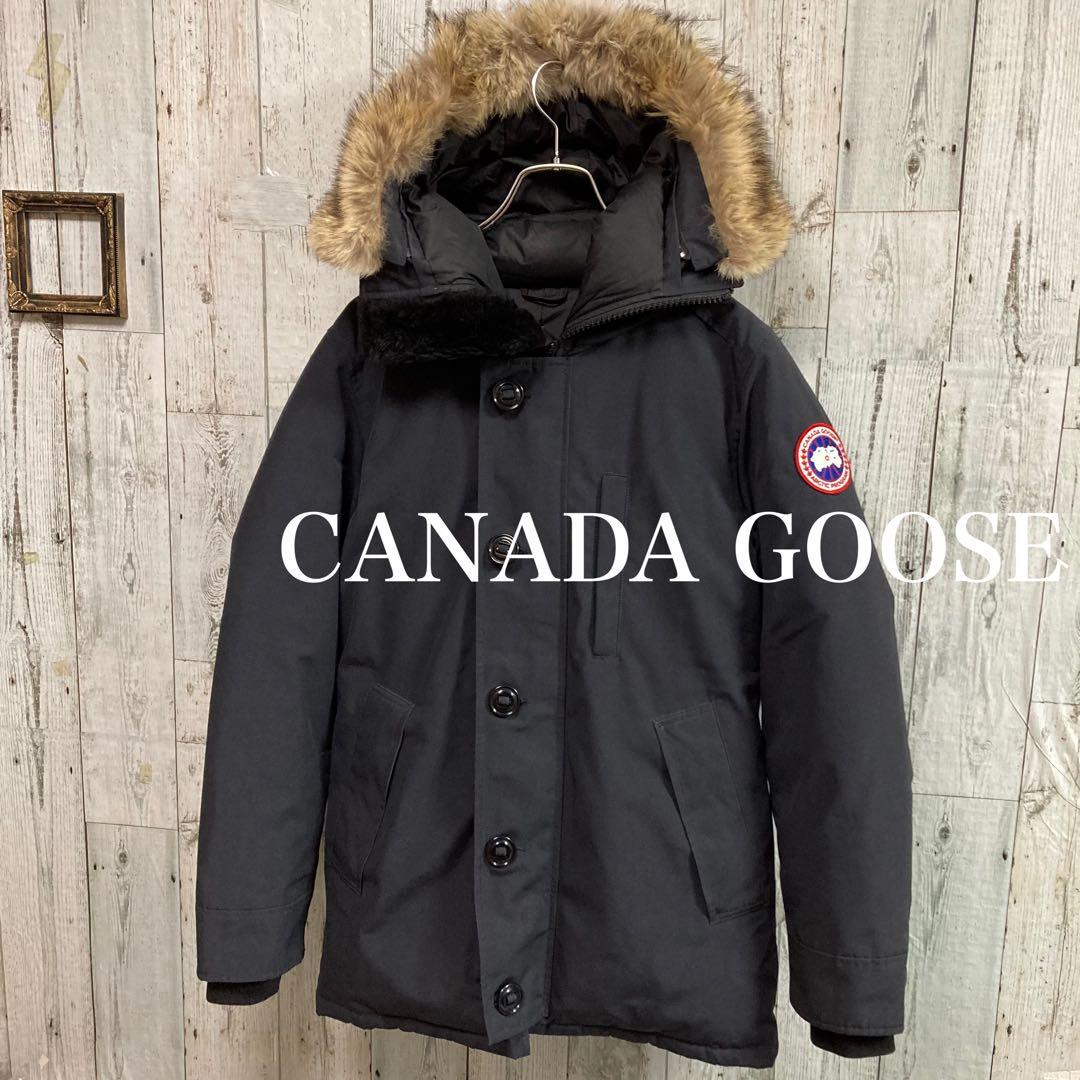 CANADA GOOSE JASPER 3438JM 美中古 NAVY ダウン