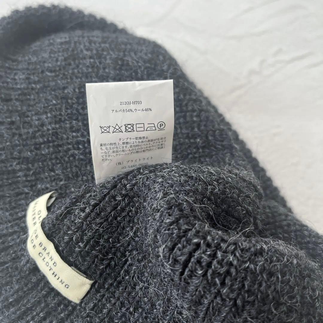 美品 OLD JOE Alpaca Sweater Cap ウール アルパカ