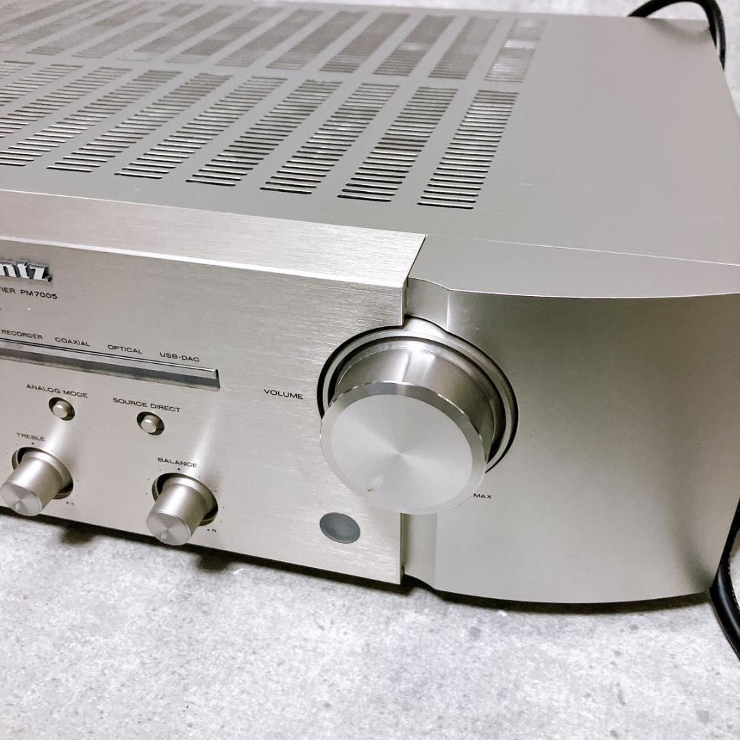 Marantz プリメインアンプ PM7005 シルバー リモコン付き ジャンク