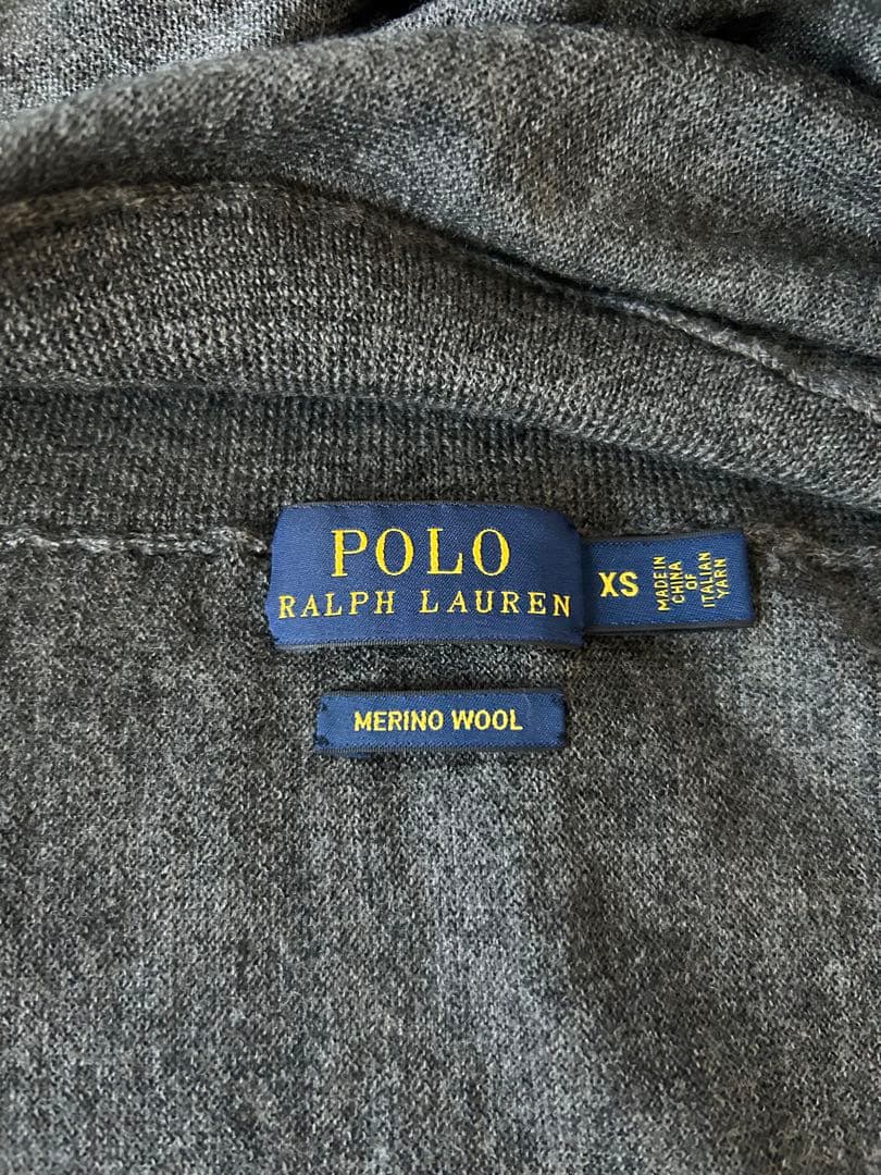レア【新品未使用】ポロラルフローレン　グレー タートルネック ポンチョ