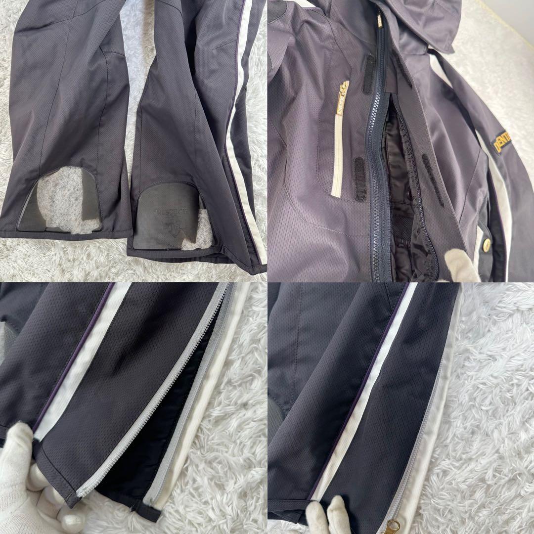 デサント　スノーボードウェア　セットアップ　チタンサーモ　スキーウェア　黒　M