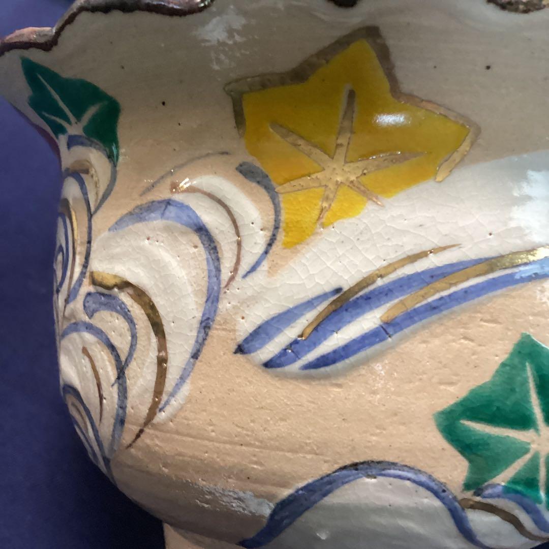 京焼乾山写流水に紅葉向付10客　　新品未使用