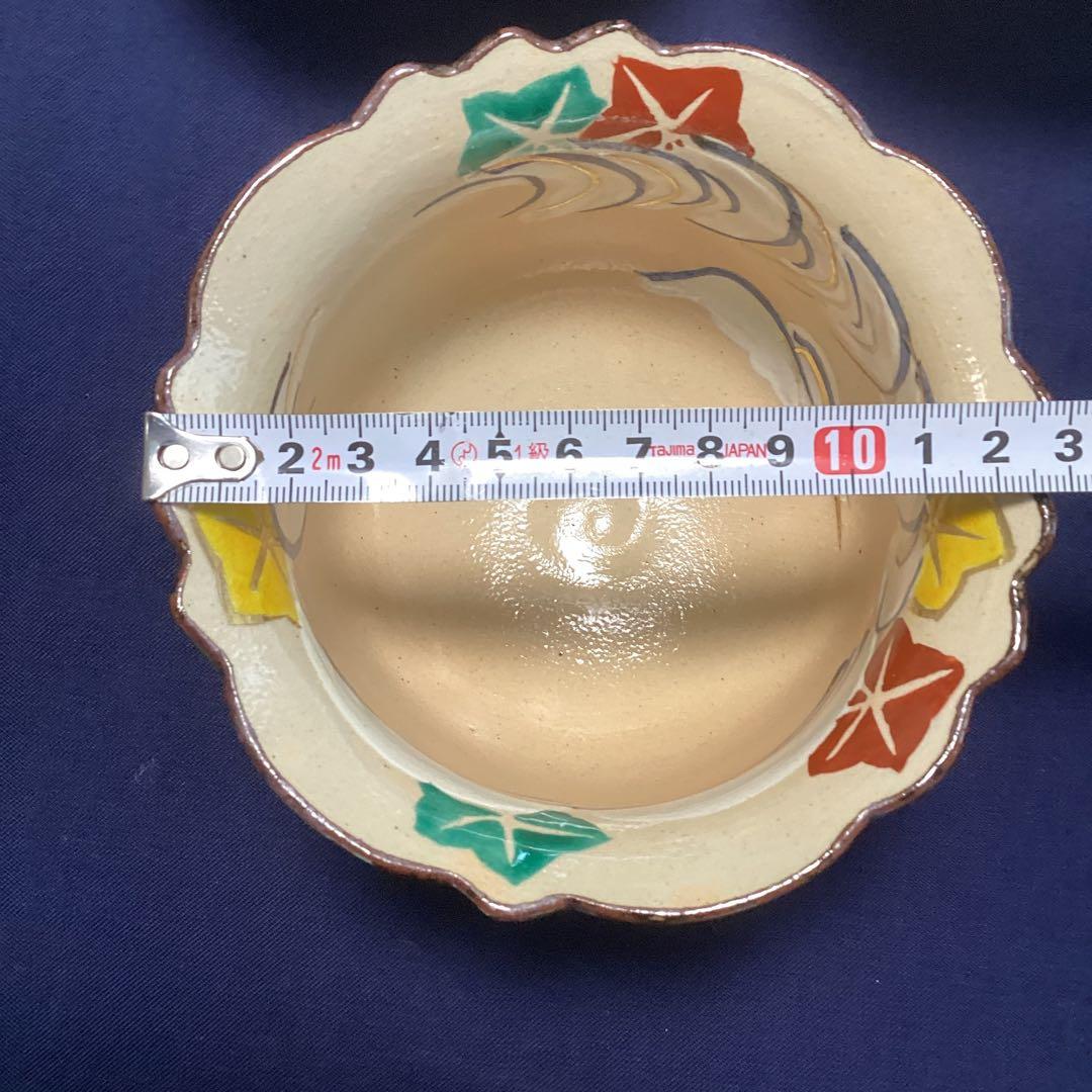 京焼乾山写流水に紅葉向付10客　　新品未使用