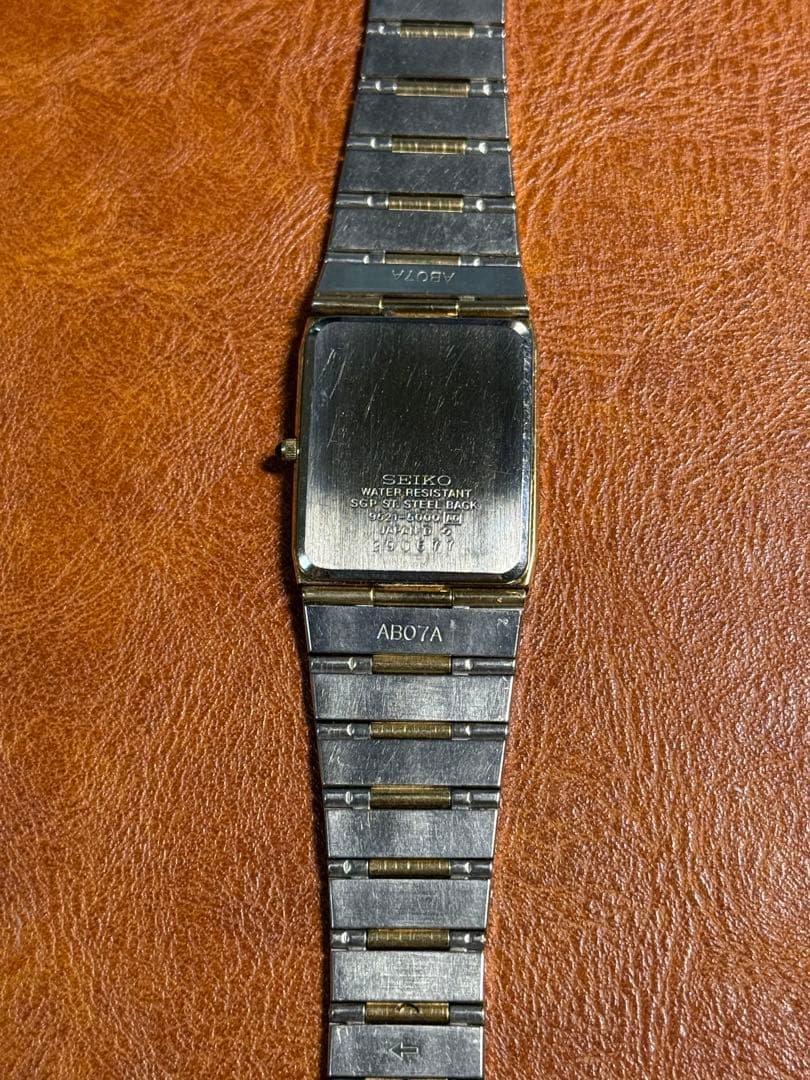 A130 希少 稼動品 SEIKO DOLCE スクエア型 80年代ヴィンテージ - メルカリ