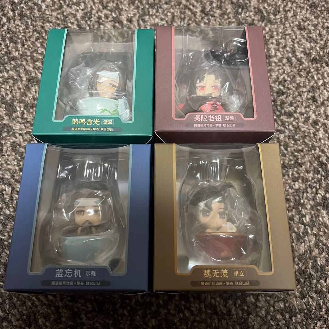 魔道祖師 お風呂フィギュア 夷陵老祖・魏無羨・藍忘機・含光君 - メルカリ