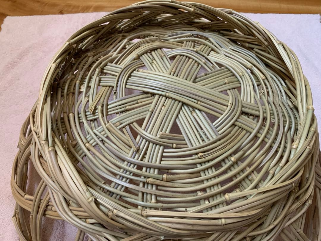 竹かご　虎竹　洗濯籠　特大