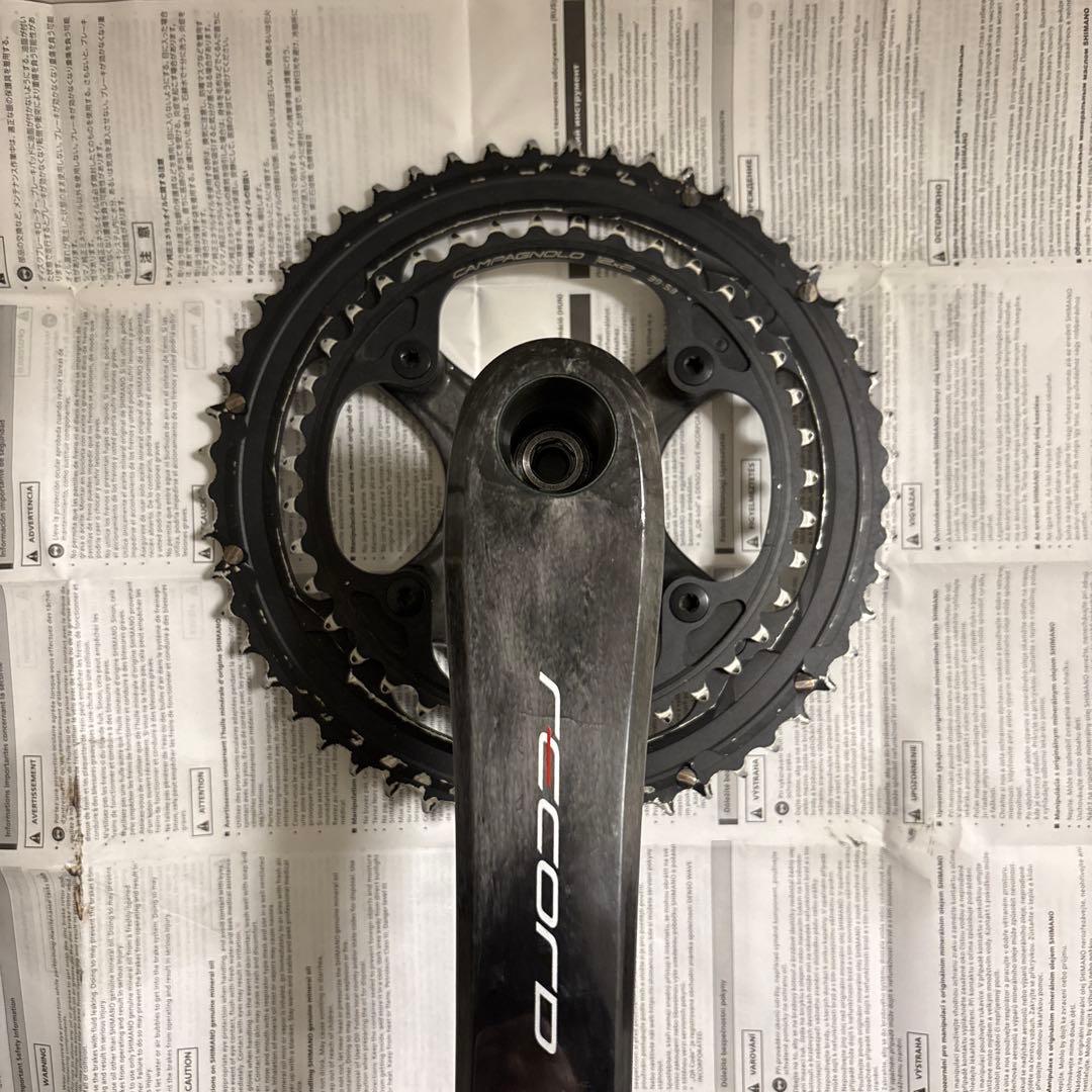 Campagnolo RECORD 12s クランクセット 黒
