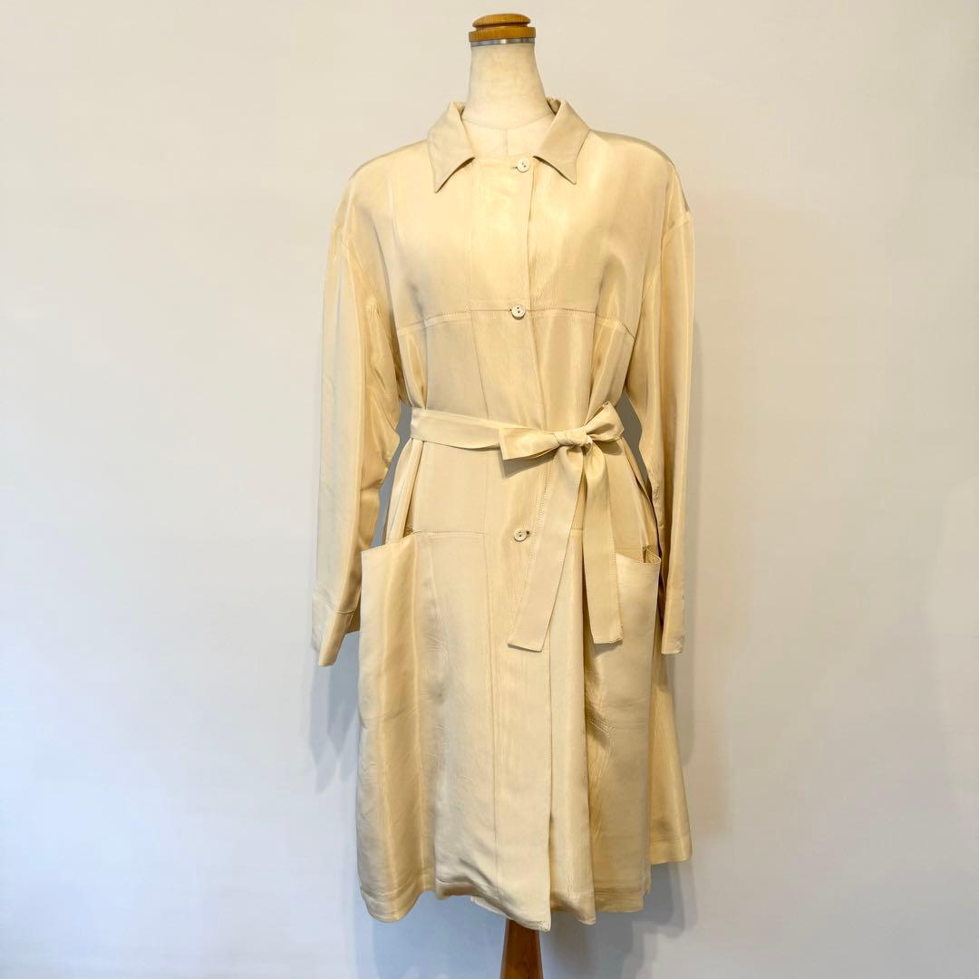 FENDI フェンディ　アセテート✖️シルク　スプリングコート　46 ヴィンテージ