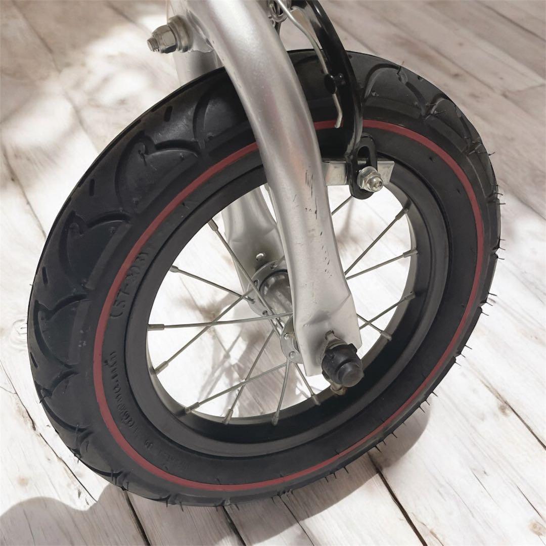 良品✨へんしんバイク 12インチ 自転車 キックバイク 赤