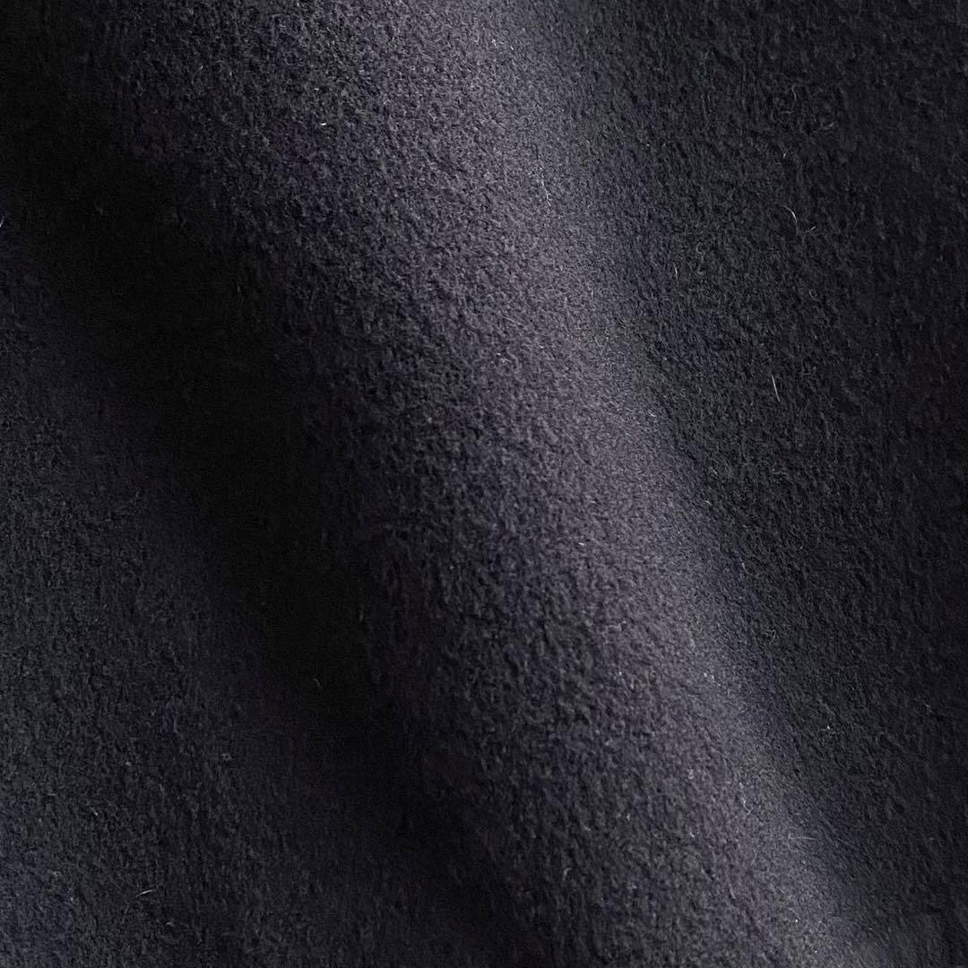 【美品✨】ドゥーズィエムクラス　Victorianリバーノーカラーコート　黒