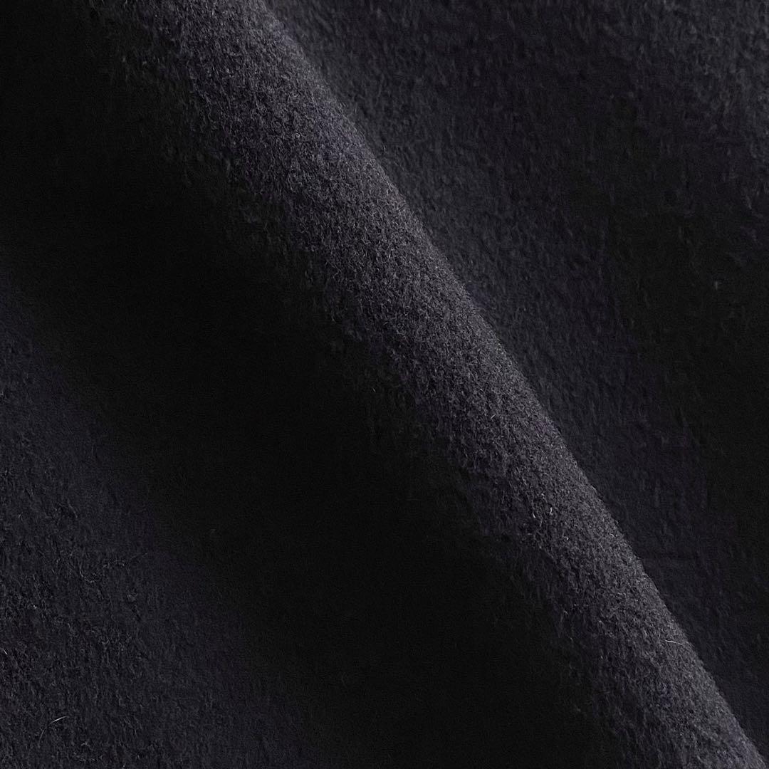 【美品✨】ドゥーズィエムクラス　Victorianリバーノーカラーコート　黒