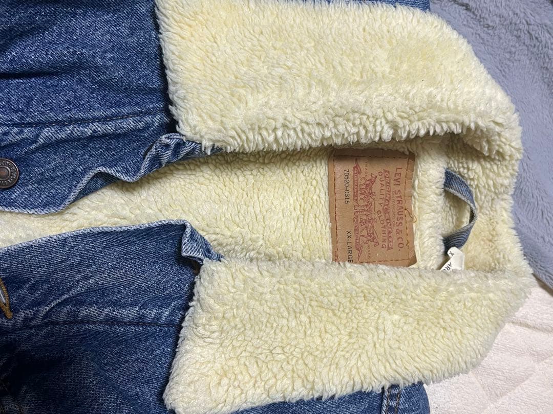 【メキシコ製】Levi's 70520-0315 デニムボアジャケット XXL