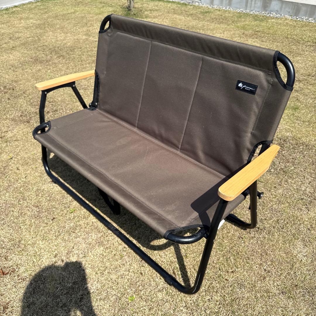 グランベーシック チェアfor2 ロゴス 長椅子 2人掛け ベンチ LOGOS