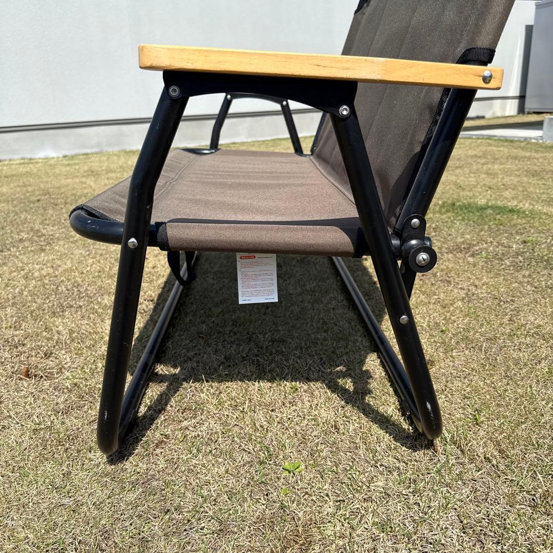 グランベーシック チェアfor2 ロゴス 長椅子 2人掛け ベンチ LOGOS