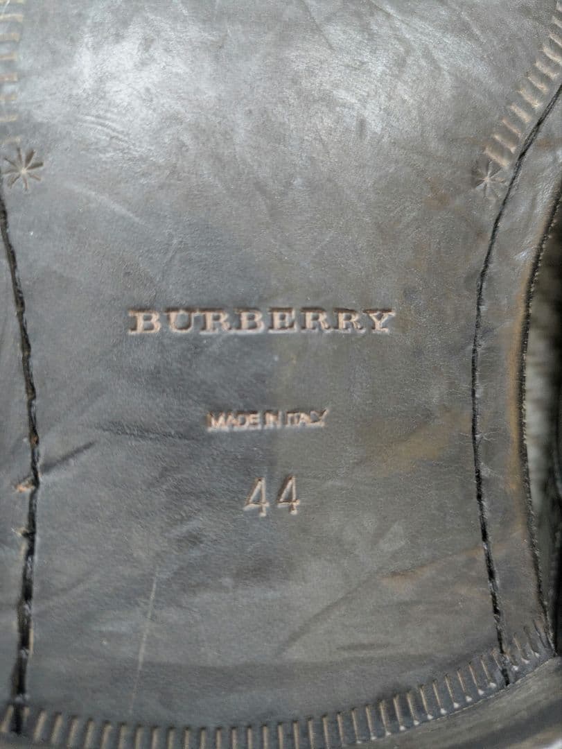 【レア】バーバリー　BURBERRY ビジネス　シューズ　革靴　ブラック　黒