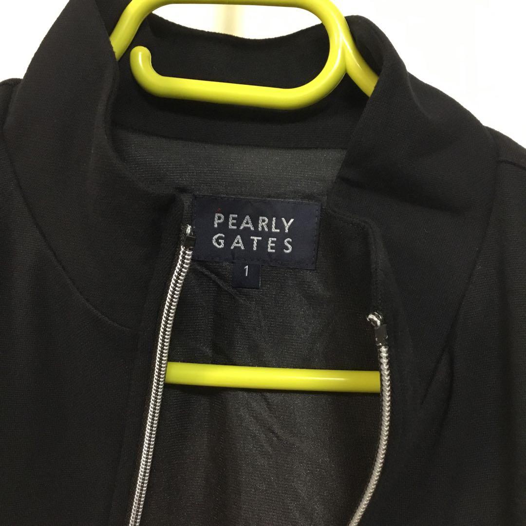 PEARLY GATES ブラック フルジップジャケット