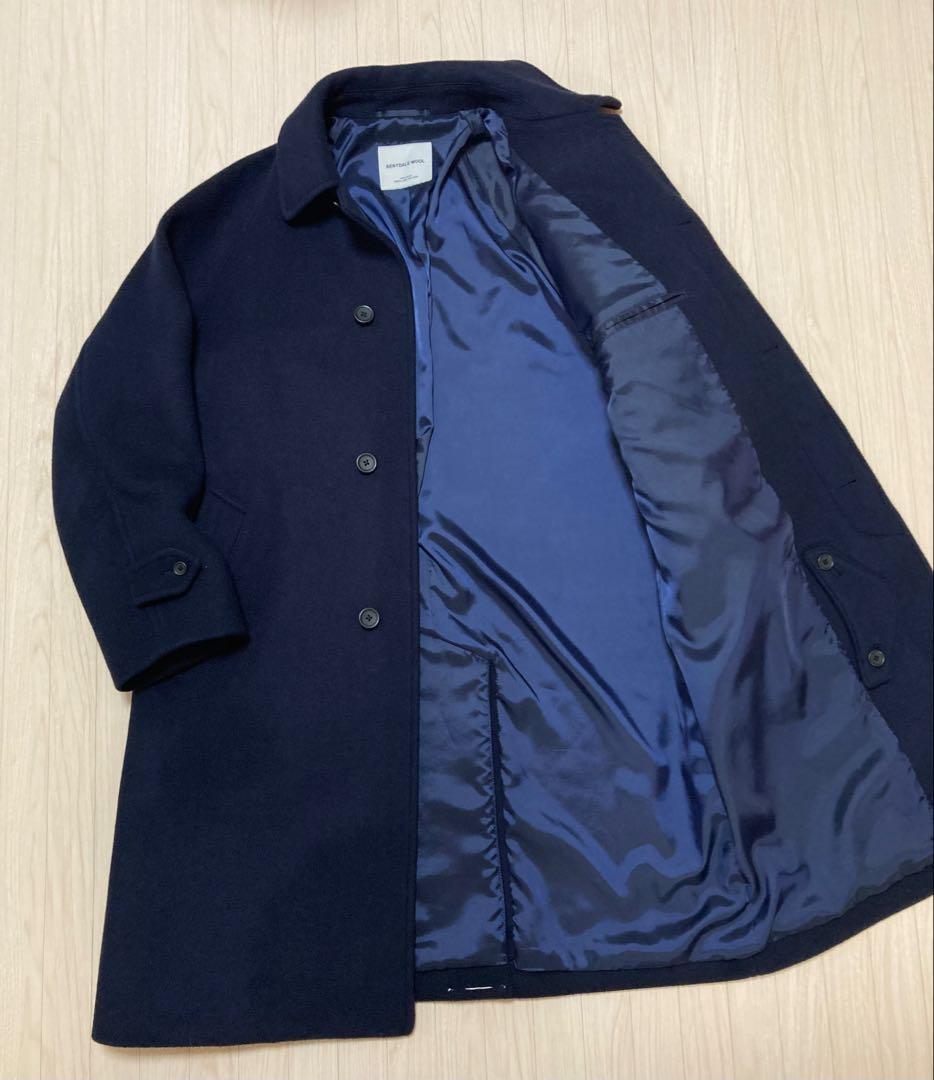 未使用品！ユナイテッドアローズ SENTDALEWOOL ステンカラー ネイビー