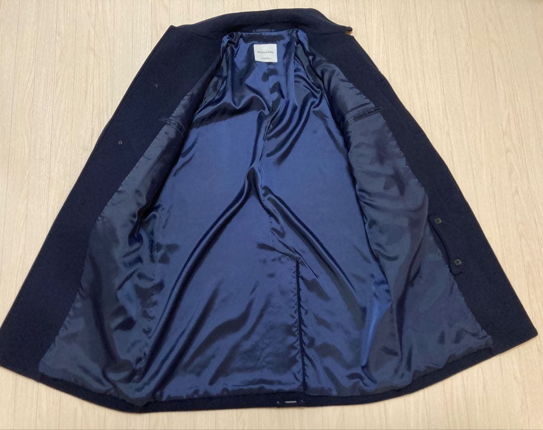 未使用品！ユナイテッドアローズ SENTDALEWOOL ステンカラー ネイビー