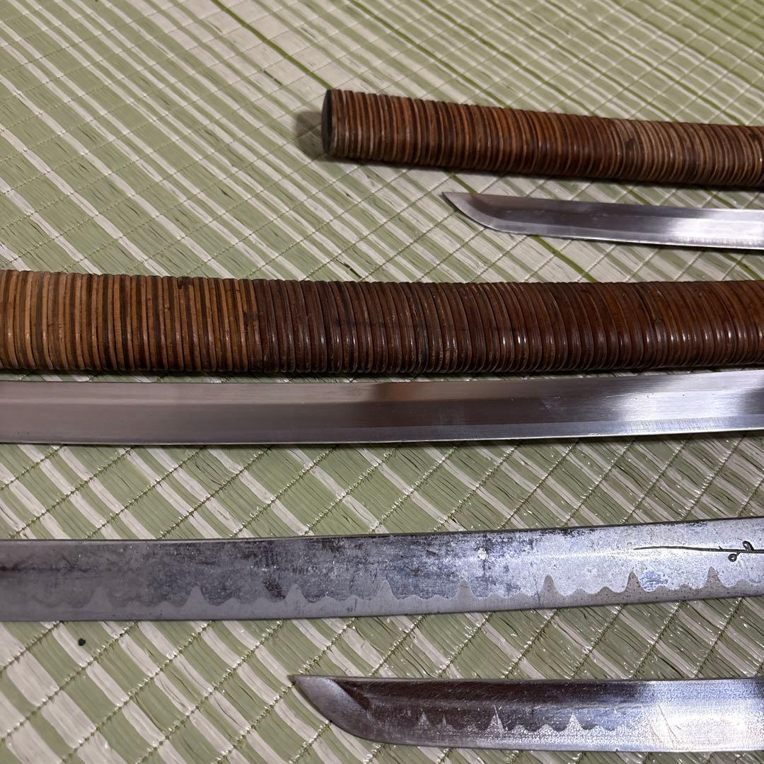 模造刀　模擬刀　武士　侍　伝統工芸　剣　ソード　太刀　小太刀　鞘　鍔　4本