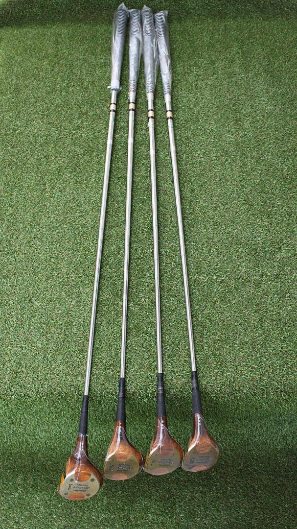 【未使用】 マグレガー ターニーカスタム パーシモンウッド 4本セット