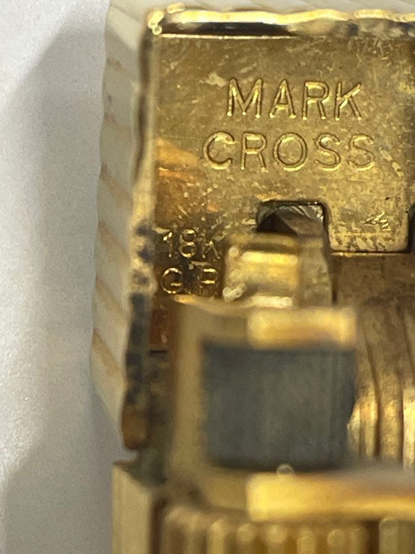 MARK CROSS ゴールドライター ストライプデザイン