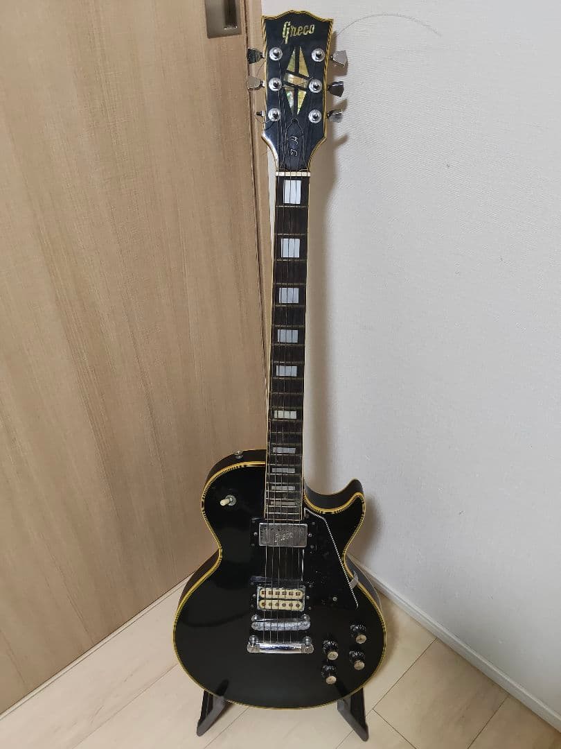 Greco レスポール　ブラック　　グネコロゴ