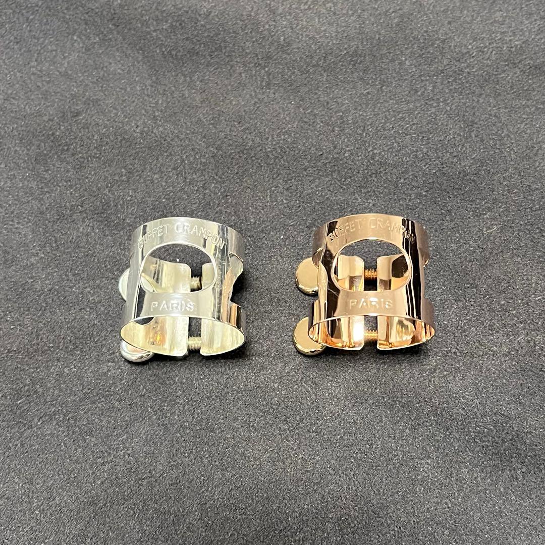 クラリネットリガチャー　クランポン　ピンクゴールド　シルキー