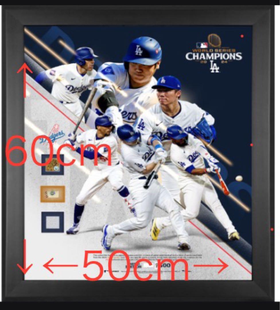 世界500枚限定】2024年ドジャース WS優勝記念フォトパネル 実使用