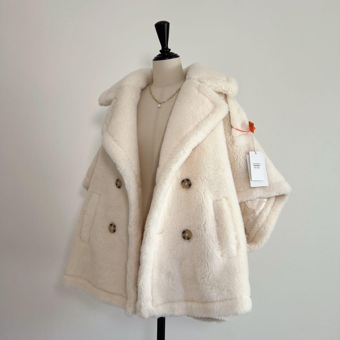 新品未使用 ベアテーラードポンチョアルパカ素材 MaxMaraがお好きな方